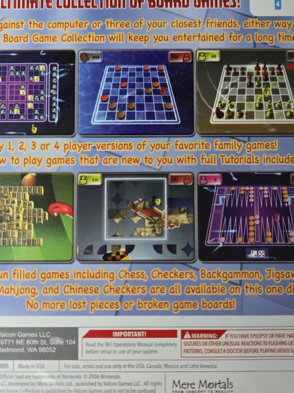 Ultimate Board Game Collection (Wii) - 12 Board Game Collection Video Game